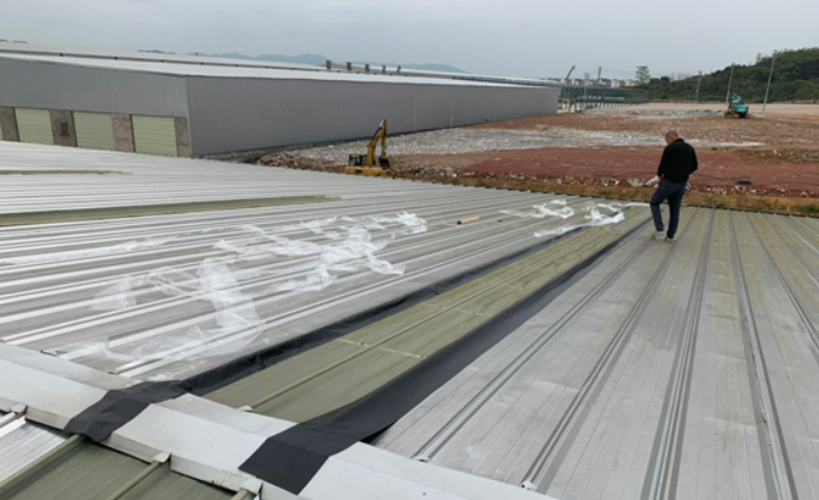 泰兴厂房屋面防水维修案例